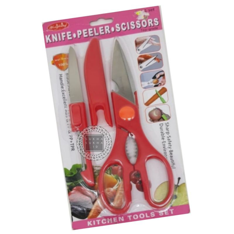 Pisau Dapur Gunting Set