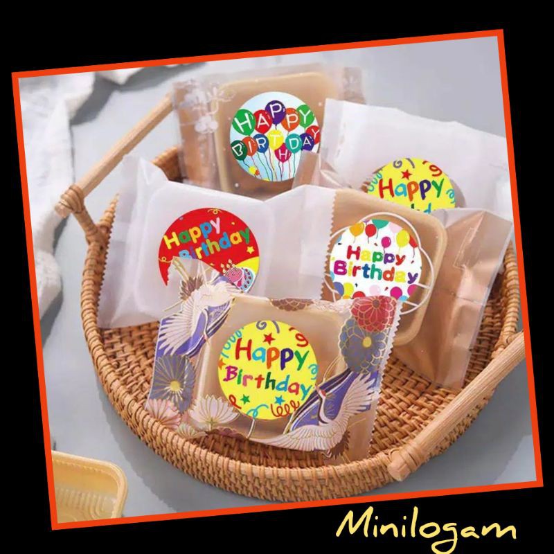 

TERBARU, STIKER happy birthday, utk kotak kado ,souvenir, gift ,parcel,STICKER Ucapan ulang tahun