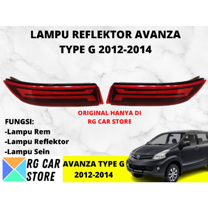 LAMPU REFLEKTOR AVANZA 2012-2014 MODEL AUDI DIJAMIN PNP BERKUALITAS