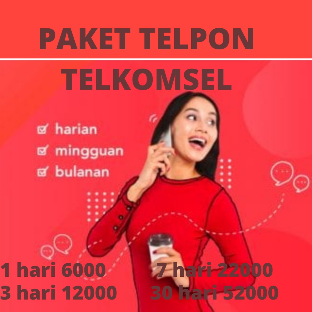 PAKET NELPON TELKOMSEL 1 BULAN 30 HARI