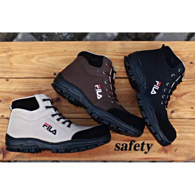 SALE SEPATU FILA SAFETY LAPANGAN TNI PDH MURAH