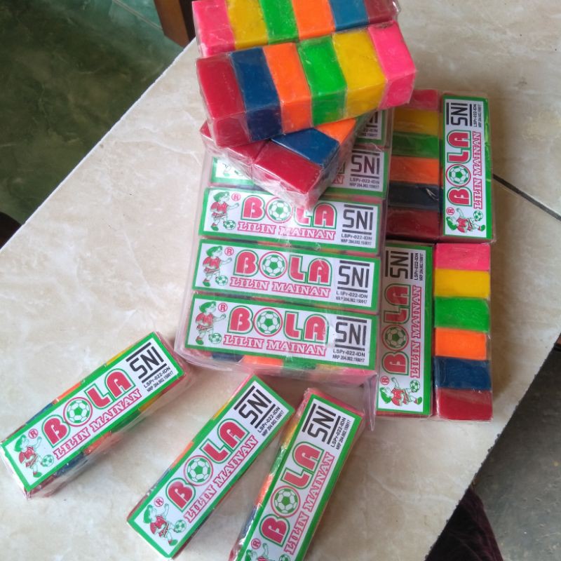 PLASTISIN/LILIN MAINAN/PELURU TEMBAK CICAK