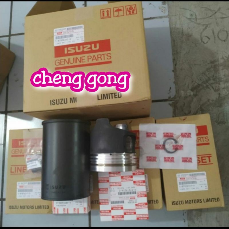 Liner kit nkr71 turbo euro2 boring set isuzu nkr71 turbo euro2 original