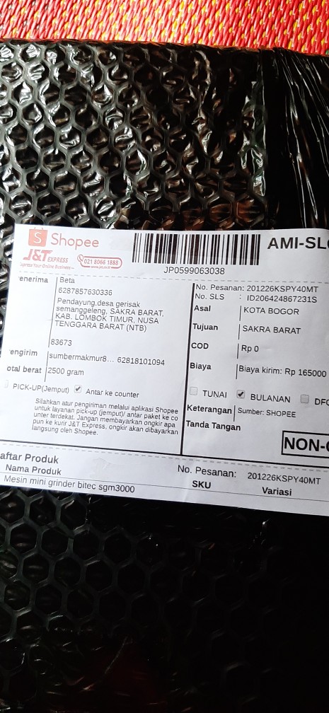 Mesin Mini Grinder Bitec Sgm3000