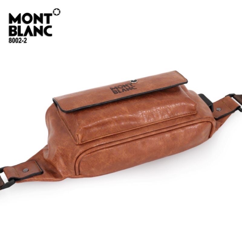 waistbag MB #8002-2 Tas slingbag pria free usb tas impor murah