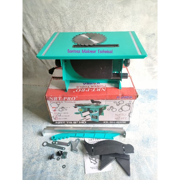 NRT PRO 8&quot; TS8 Table Saw Circular Meja Gergaji Potong Kayu 8 Inchi