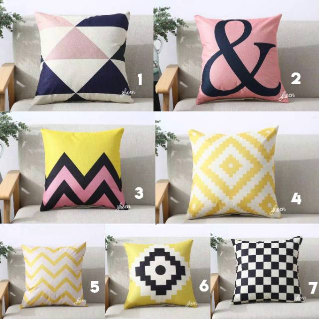 Cushion Cover / Sarung Bantal Geometric Series