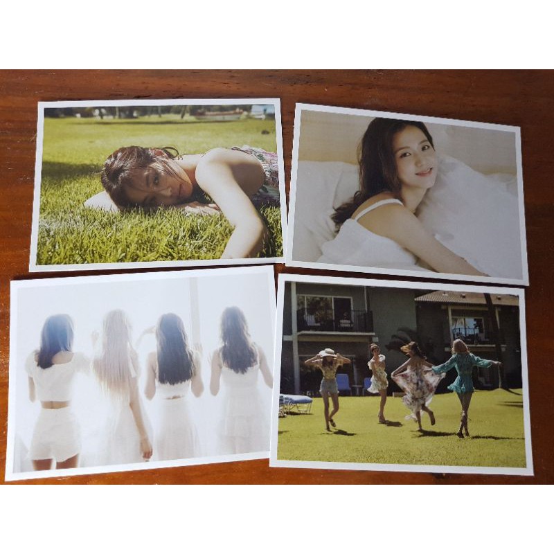 Blackpink Summer Diary in Hawaii Sharing Postcard