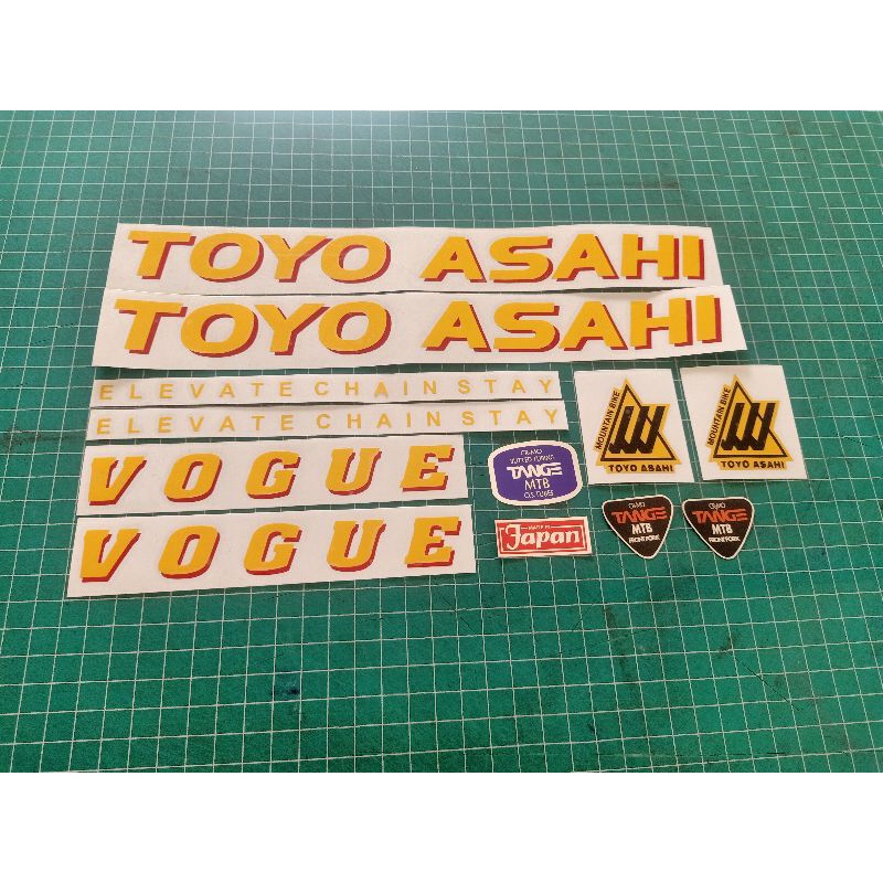 stiker sepeda Toyo asahi vogue