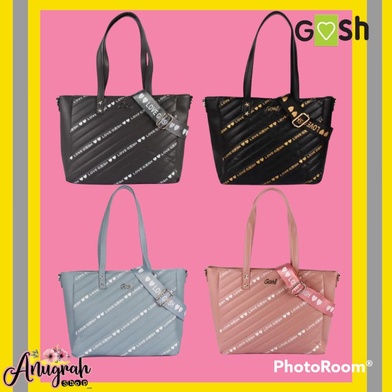 READY Tas GOSH ART 703 ORIGINAL ( grey & pink)