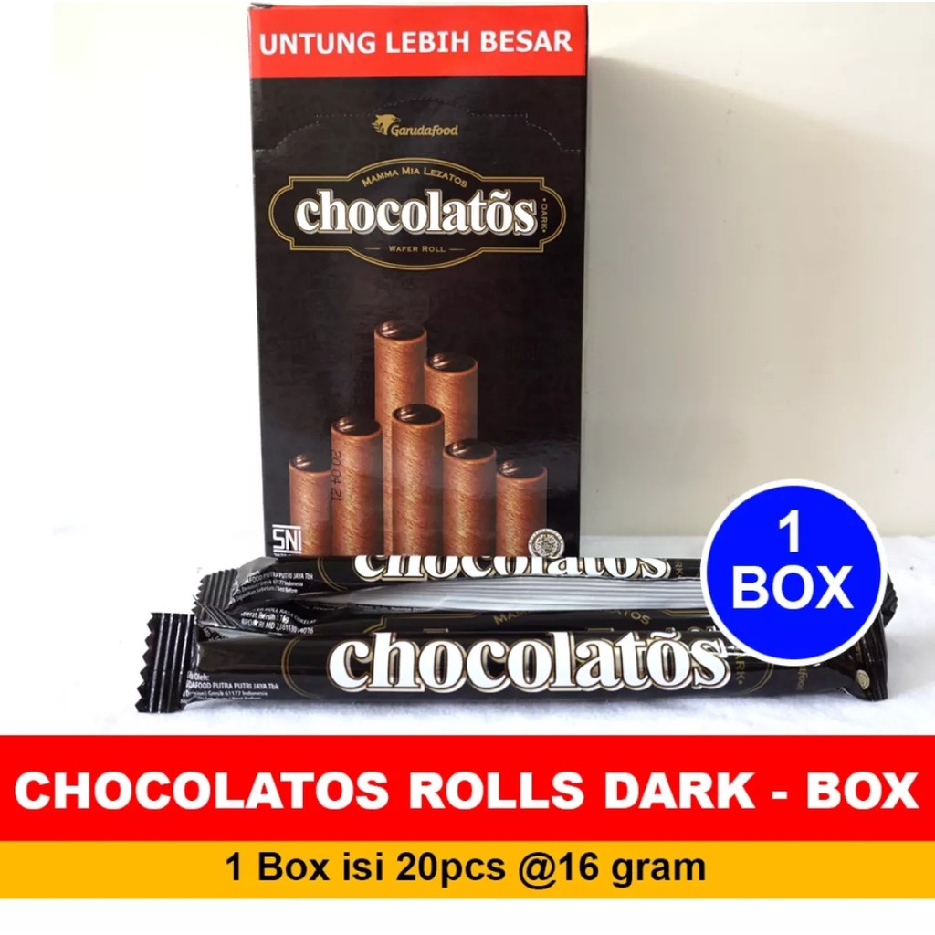 

Chocolatos Dark 16 gr x 20 (1 Box)