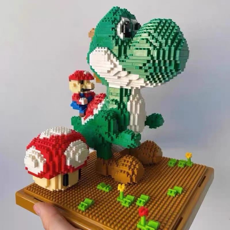 loz building micro blocks mario luigi yoshi