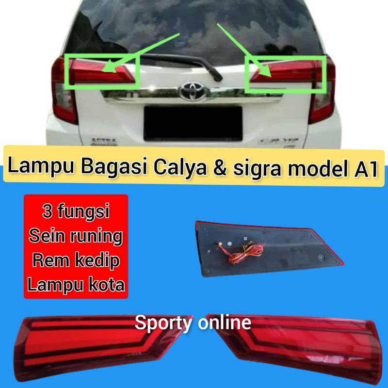 Lampu bagasi calya dan sigra model A1
