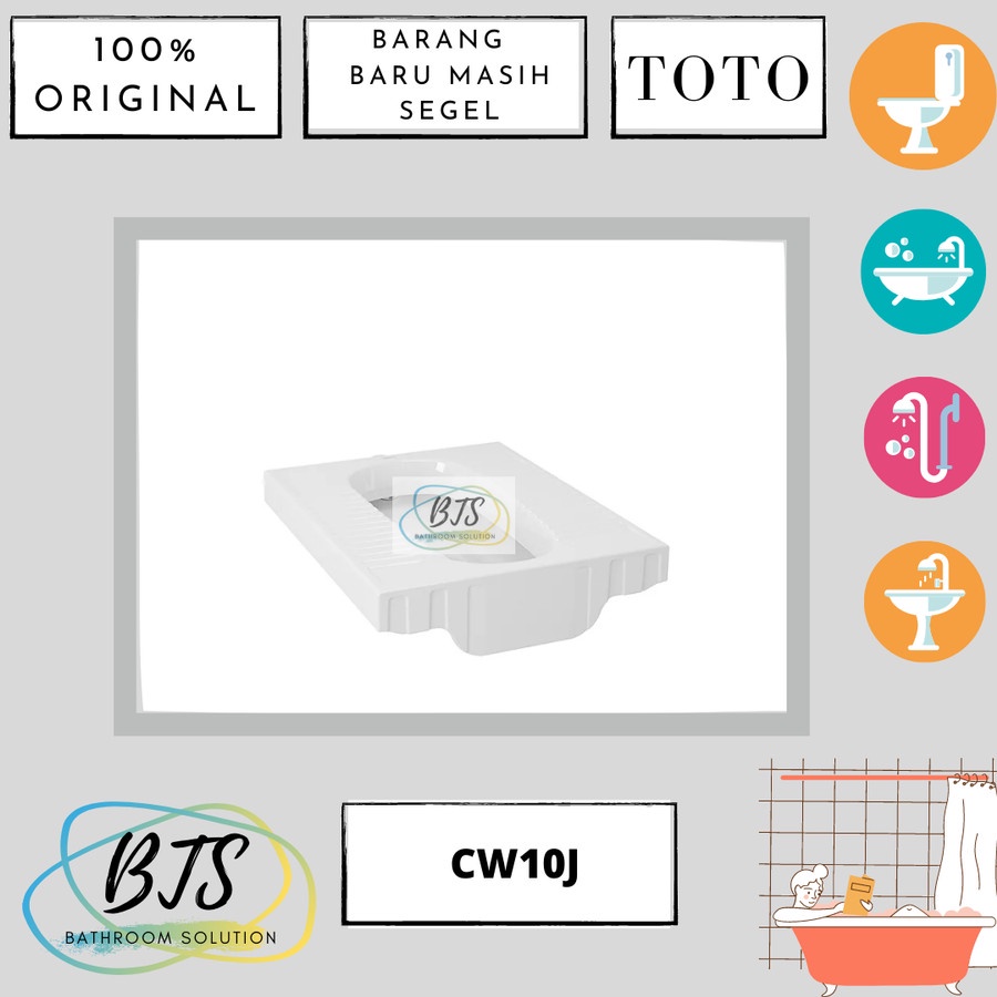 Kloset jongkok TOTO CW10J / CW 10 J