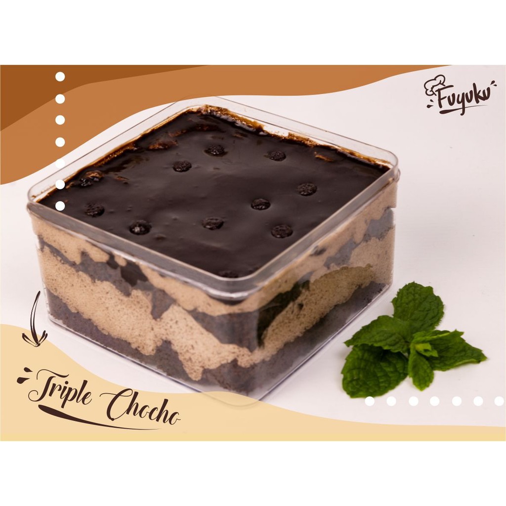 Fuyuku Dessert Box Triple Choco Dessert Coklat Promo Beli 1 Gratis 1 Shopee Indonesia