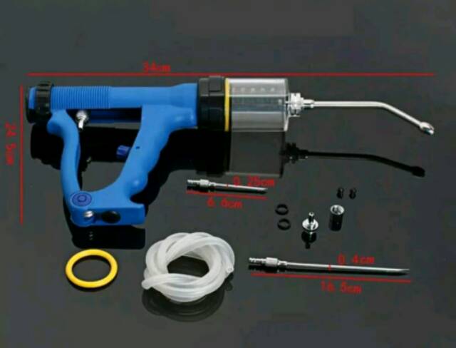 alat cekok sapi otomatis Suntikan domba kambing drench gun syringe Suntikan cekok otomatis kambing sapi kerbau 50 cc - spoit domba - spuit terus menerus - cekok kambing etawa - obat babi sapi kerbau / suntikan otomatis / spuit sapi jarum suntik besar