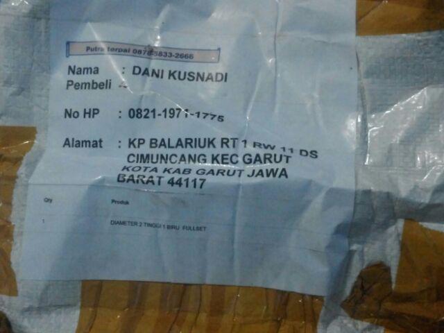Terpal Bulat Fullset D2 T1,2 + Ongkir Indah Cargo Ke Pasuruan