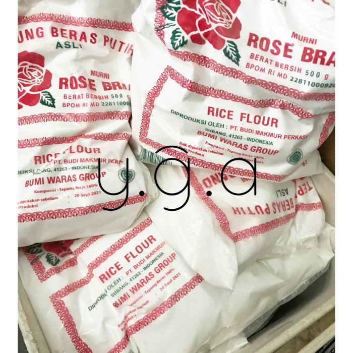 

cs777vv Tepung Beras Putih Rose Brand 500Gr Da01D100