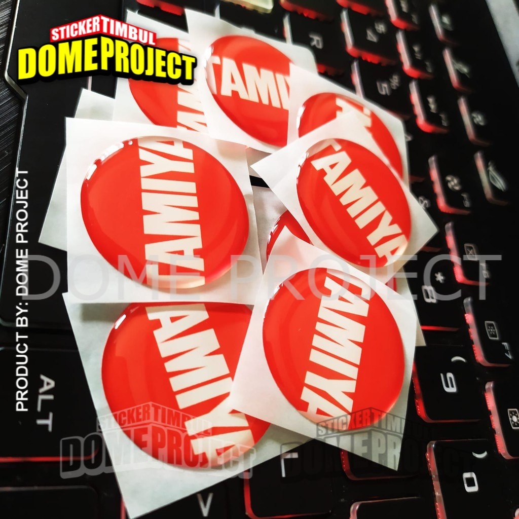 STIKER MOTOR EMBLEM 3D LOGO TAMIYA KALIPER REM AKSESORIS YAMAHA HONDA SUZUZI KAWASAKI AESTHETIC KEREN