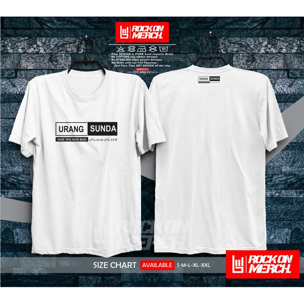 Hot Kaos Baju Urang Sunda Hade Tata Hade Basa Official Kaos