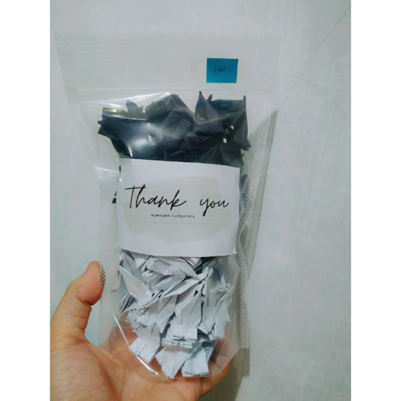 

Origami Burung kertas mini Black n White