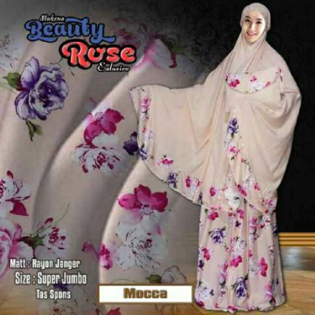 Mukena beauty rose
