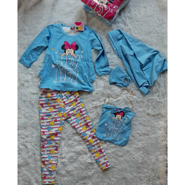 Girlset Little pineapple minnie mouse