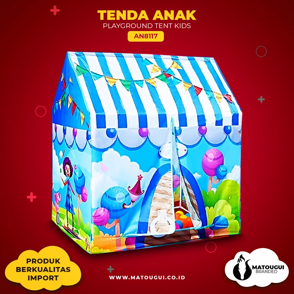 Tenda Anak Kartun Karakter Hewan AN8117 Circus Kids Tent | Shopee Indonesia