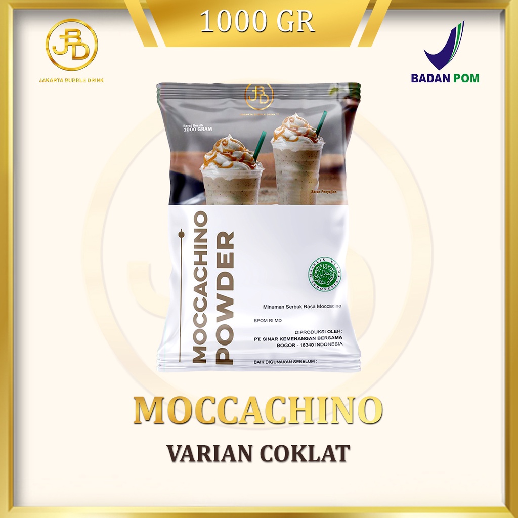 Bubuk Minuman Premium MOCCACHINO -Jakarta Bubble Drink | BPOM&amp;HALAL