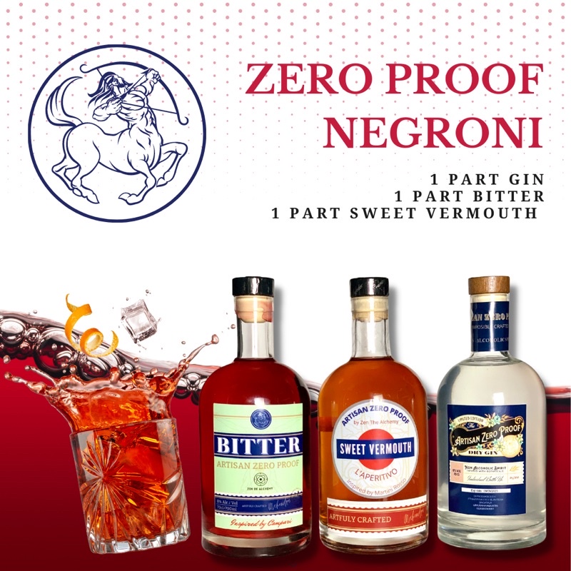 

Non alkohol syrup spirit Zero Proof