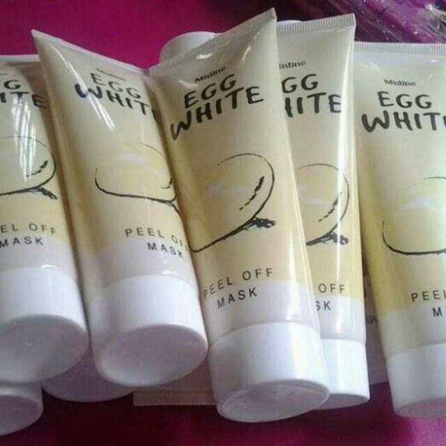 Egg white peel off mask