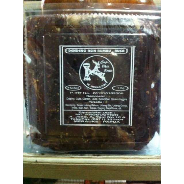 Dendeng Asin Rusa Bumbu 1KG