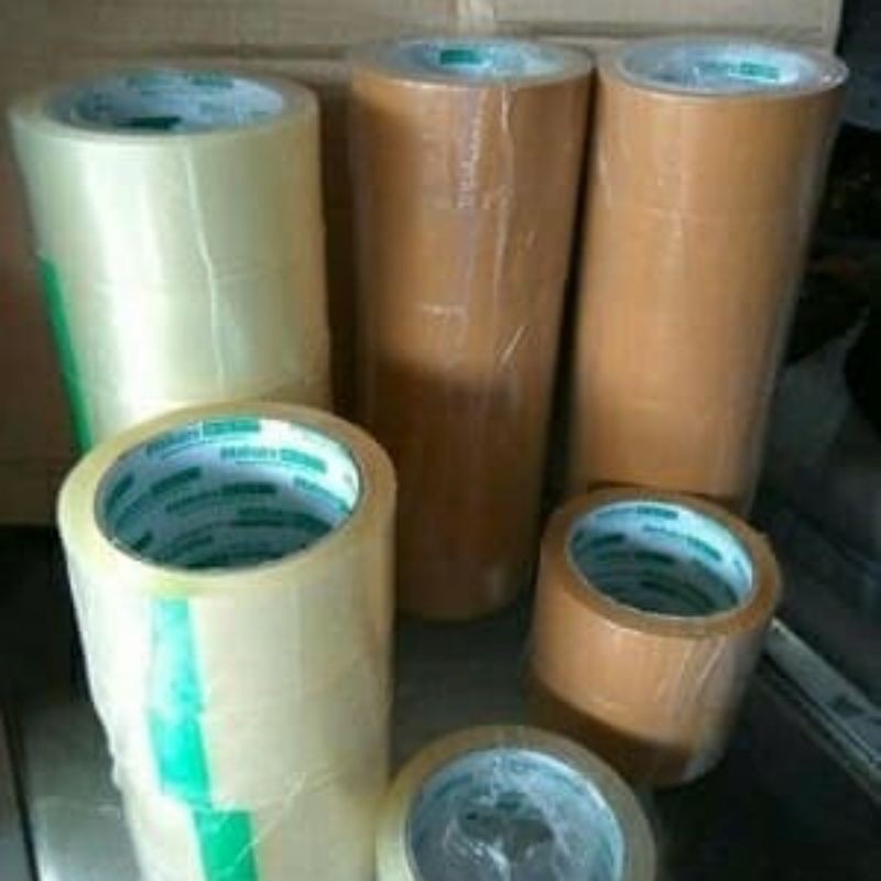 

Lakban Bening / Coklat - Solasi- Tape- Pelekat Plastik