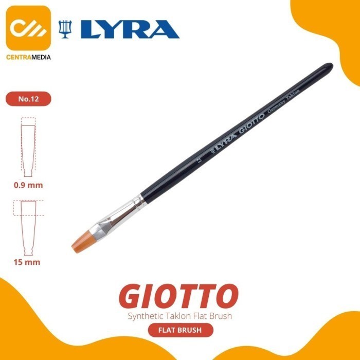

Produk Terbaru Kuas Lukis Lyra Giotto Flat Synthetic Germany Taklon Brush