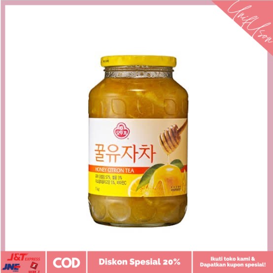 

⭐COD⭐ honey citron tea ottogi - teh madu lemon 500gr