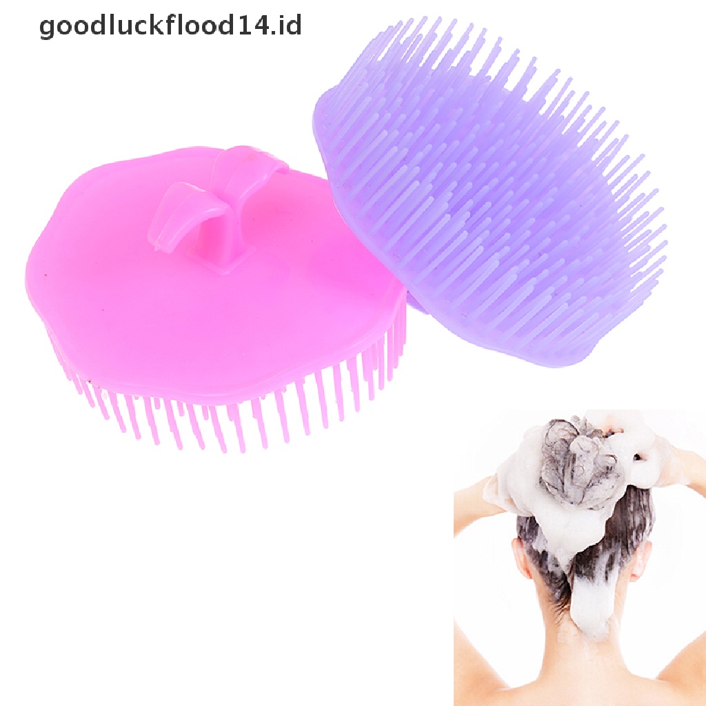 [OOID] 1X Shampoo Washing Hair Massage Brush Head Scalp Massager Comb Scalp Shower Body ID