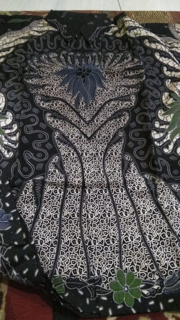 Dirgantara Panjang Kemeja Batik Pria Full Furing Batik Solo Pria Lengan Panjang