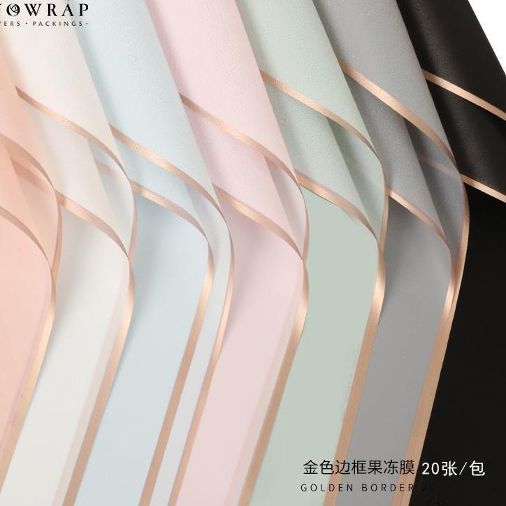 

Big Sale - KERTAS BUNGA GDM 1 PACK = 20 PCS FLOWER WRAP/ PEMBUNGKUS BUNGA WATERPROOF