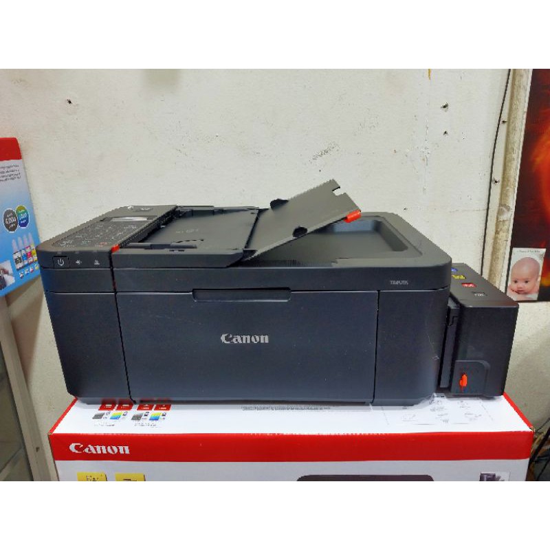 Printer Canon TR4570s Print Scan Copy Fax + wifi + Infus tabung kotak exclusive dengan kran pengunci