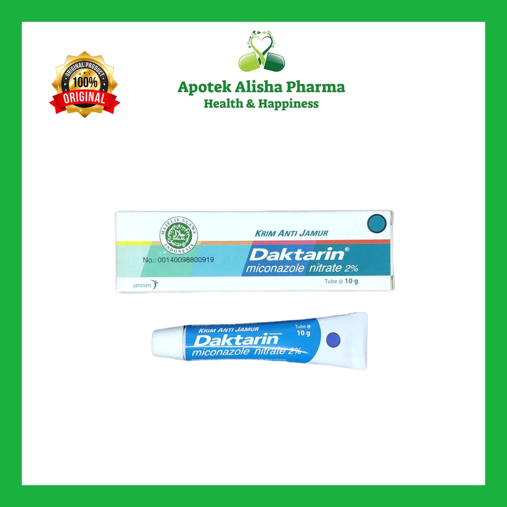 Krim Anti Jamur Daktarin 5/10gr - Daktarin Miconazole krem Jamur / Panu / Kutu Air/ Gatal Selangkangan / Keputihan