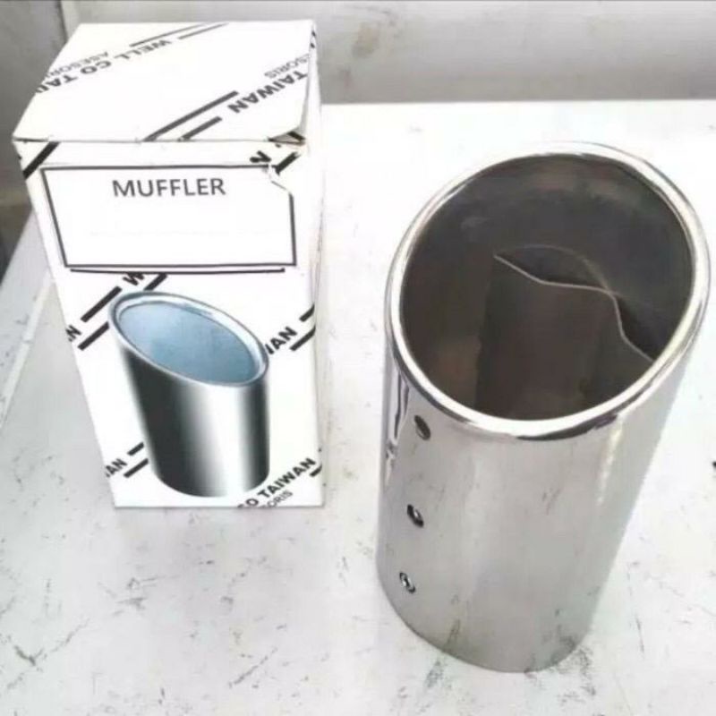 Muffler Buntut Ujung Knalpot Mobil Honda Brio Jazz Freed Mobilio BRV HRV CRV Accord CityCivic Odysey
