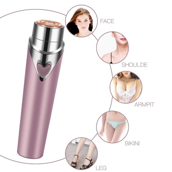 Portable Mini Electric Epilator Ladies Epilator Shaver Electric Hair Removal Lipstick Design Shaver