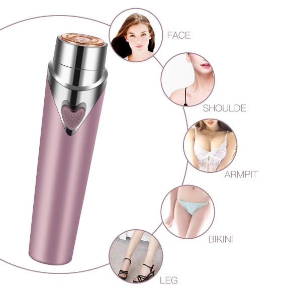 Portable mini electric epilator with light lady epilator and lady razor electric hair removal