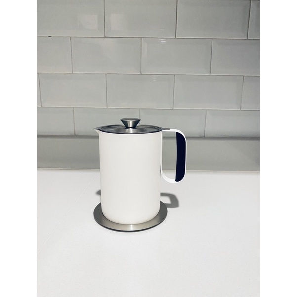 NUANSA - FURAI oil pot stainless 304 original wadah penyimpanan minyak warna putih dengan saringan a