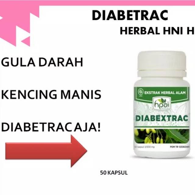 DIABETRAC Hni Hpai obat DIABETES