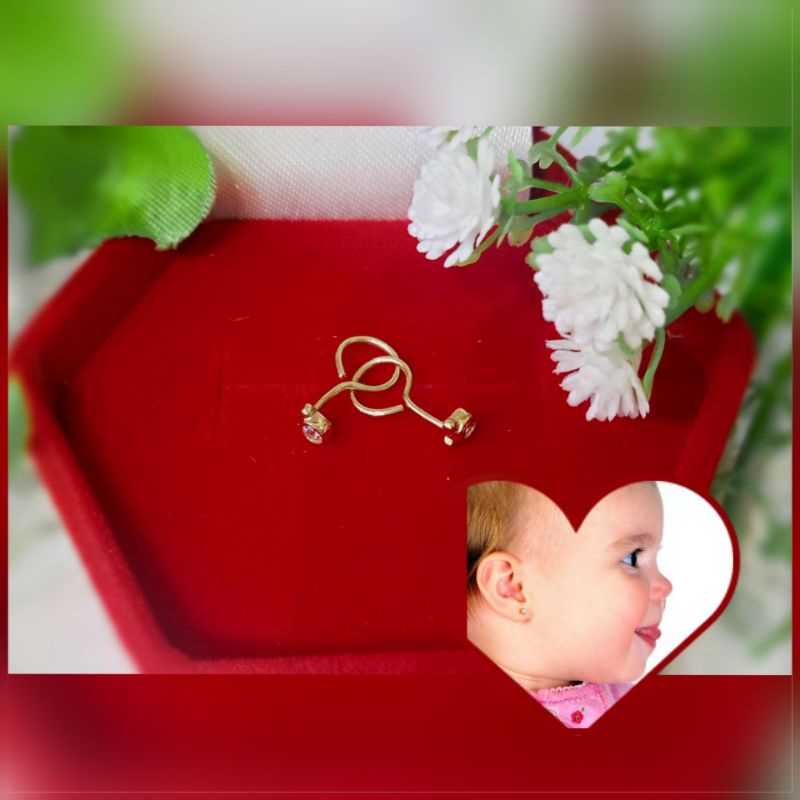 ANTING EMAS ASLI KECAMBAH/TOGE