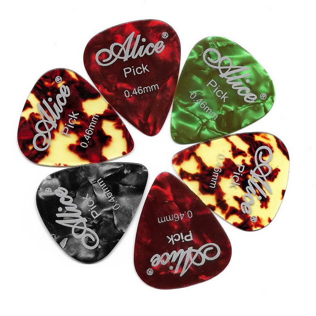 10pcs Alice AP-600A Celluloid Pick Gitar