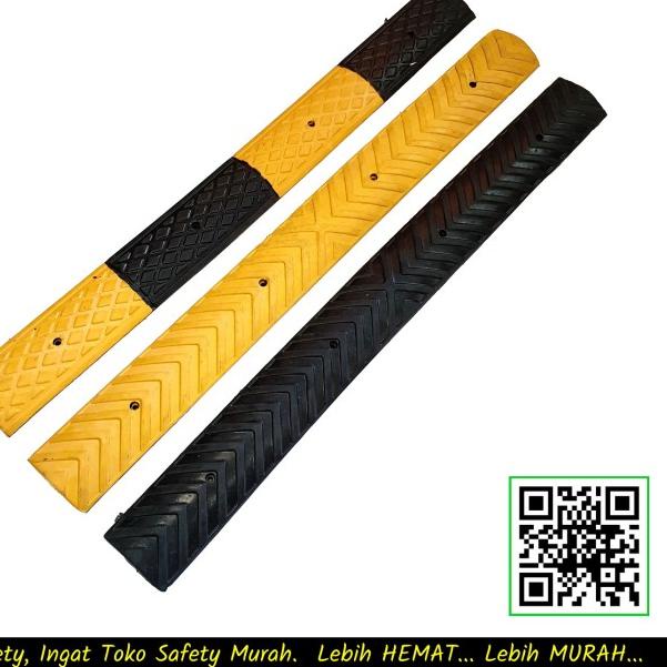 

◌ Speed Bump Rubber Polisi Tidur Karet Kecil Marka Kejut Mini Premium - Hitam ➥