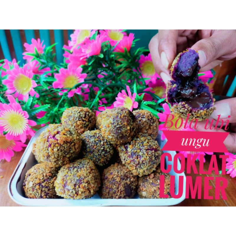 BOLA UBI UNGU ISI COKLAT LUMER COLER