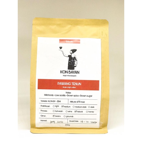 

Kopi lombok pawang tenun 250 gram